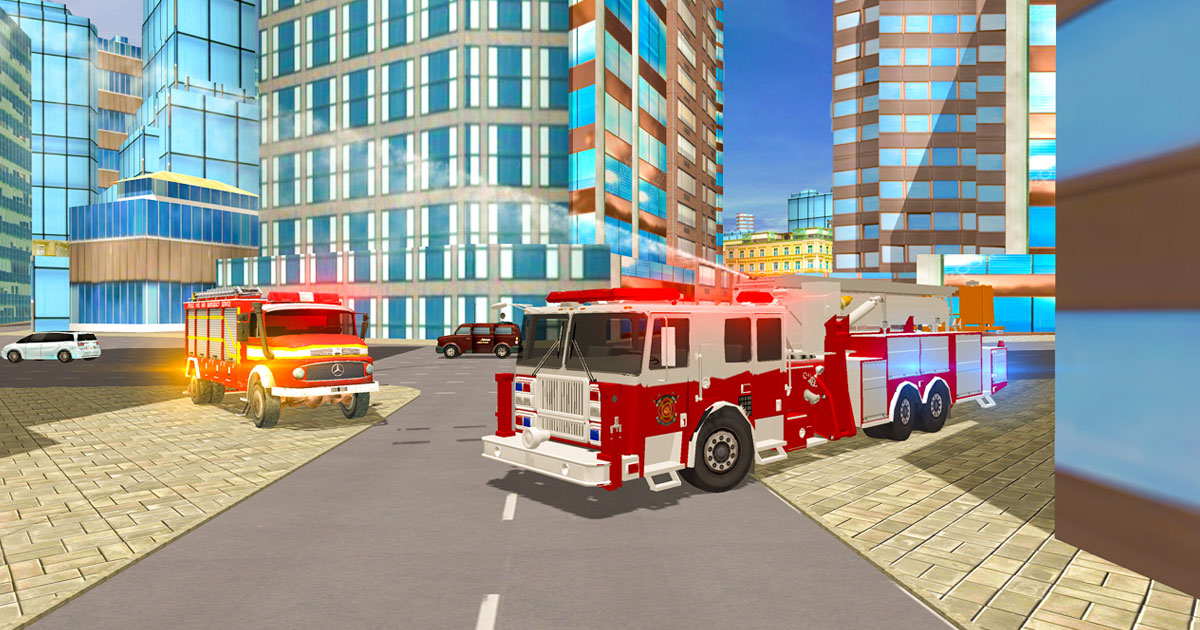 Fire City Truck Rescue Driving Simulator